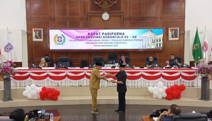 Semua Fraksi DPRD Gorontalo Setujui Pembahasan Lanjutan Perubahan APBD 2025