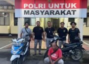 Polisi Ringkus AL, Pelaku Curanmor di Kota Gorontalo