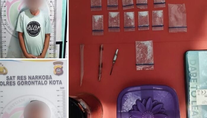 Polisi Amankan 20 Paket Shabu, 5 Orang Dibekuk di Kota Gorontalo
