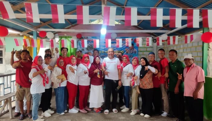 Rayakan HUT RI, Suryadi Antule dan SATGAS 07 Kenang Setahun Kemenangan Pileg