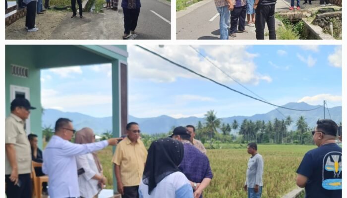 Komisi III Deprov Gorontalo Tinjau Irigasi Rusak di Bongo Hulawa