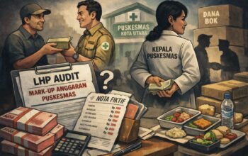 LHP Bongkar Dugaan Mark-Up Rp155 Juta Dana BOK di Puskesmas Kota Utara