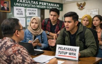 WFH Tanpa Sosialisasi, Pelayanan di Fakultas Pertanian UNG Disorot