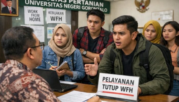 WFH Tanpa Sosialisasi, Pelayanan di Fakultas Pertanian UNG Disorot