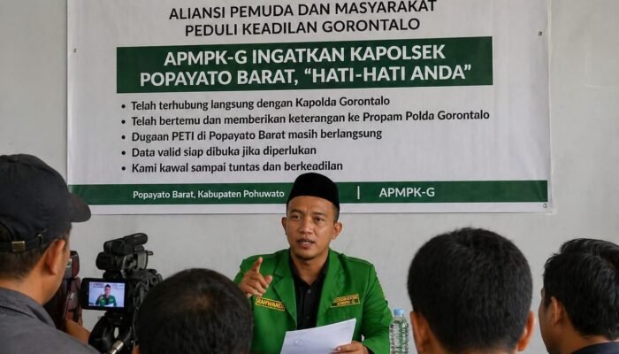 APMPK Ingatkan Kapolsek Popayato Barat :”Hati-hati Anda!”