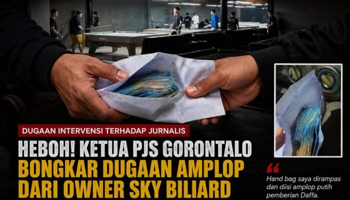 Heboh! Ketua PJS Gorontalo Bongkar Dugaan Amplop dari Owner SKY Biliard