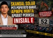 Skandal Solar PETI Popayato Barat, Rahwandi Minta Aparat Periksa Inisial E