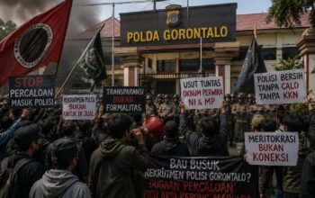 Bau Busuk Rekrutmen Polisi Gorontalo? Dugaan Percaloan Picu Aksi Kepung Mapolda