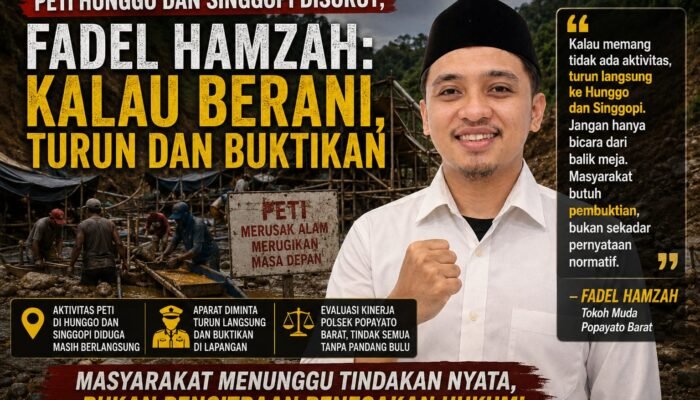 PETI Hunggo dan Singgopi Disorot, Fadel: Kalau Berani, Turun dan Buktikan