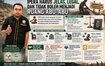 IPERA Harus Jelas, Legal, dan Tidak Boleh Menjadi Ruang Abu-Abu
