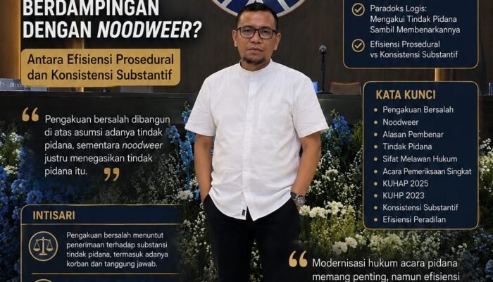 Bisakah Pengakuan Bersalah Berdampingan Dengan Noodweer