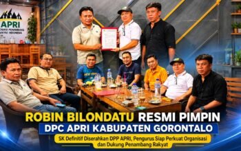 Robin Bilondatu Resmi Pimpin DPC APRI Kabupaten Gorontalo