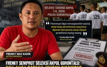 Frenky Semprot Seleksi Akpol Gorontalo: Hak Anak Daerah Jangan Dirampas
