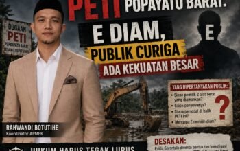 PETI Popayato Barat: E Diam, Publik Curiga Ada Kekuatan Besar