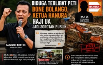 Diduga Terlibat PETI Bone Bolango, Ketua Hanura Haji UA Jadi Sorotan Publik