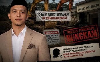 2 Alat Berat Ditangkap di Popayato Barat, Polres Pilih Bungkam