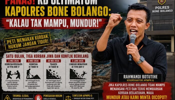 Panas! RB Ultimatum Kapolres Bone Bolango: “Kalau Tak Mampu, Mundur!”