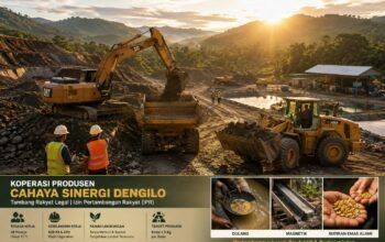 Tambang Legal Cahaya Dengilo Resmi Beroperasi, Target Produksi Emas 5 Kg per Bulan