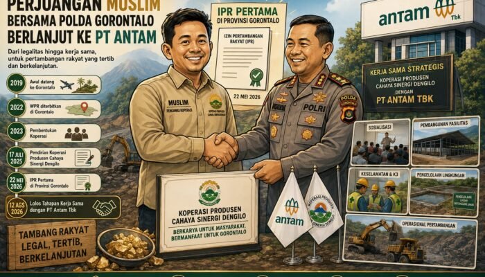 Setelah IPR Pertama, Perjuangan Muslim Bersama Polda Gorontalo Berlanjut ke PT Antam