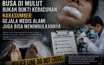 Busa di Mulut Bukan Bukti Keracunan, Narasumber: Gejala Medis Alami Juga Bisa Menimbulkannya