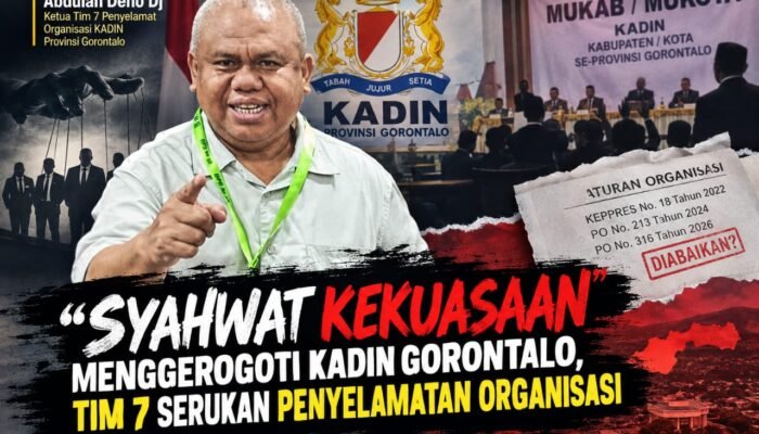 “Syahwat Kekuasaan” Menggerogoti KADIN Gorontalo, Tim 7 Serukan Penyelamatan Organisasi
