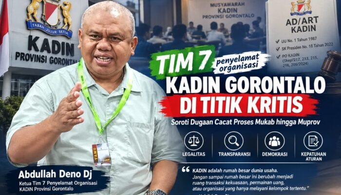 KADIN Gorontalo di Titik Kritis, Tim 7 Soroti Dugaan Cacat Proses Mukab hingga Muprov